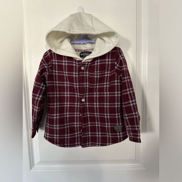 Buffalo David Bitton Hooded Flannel Jacket Size 2T - Picture 1 of 10